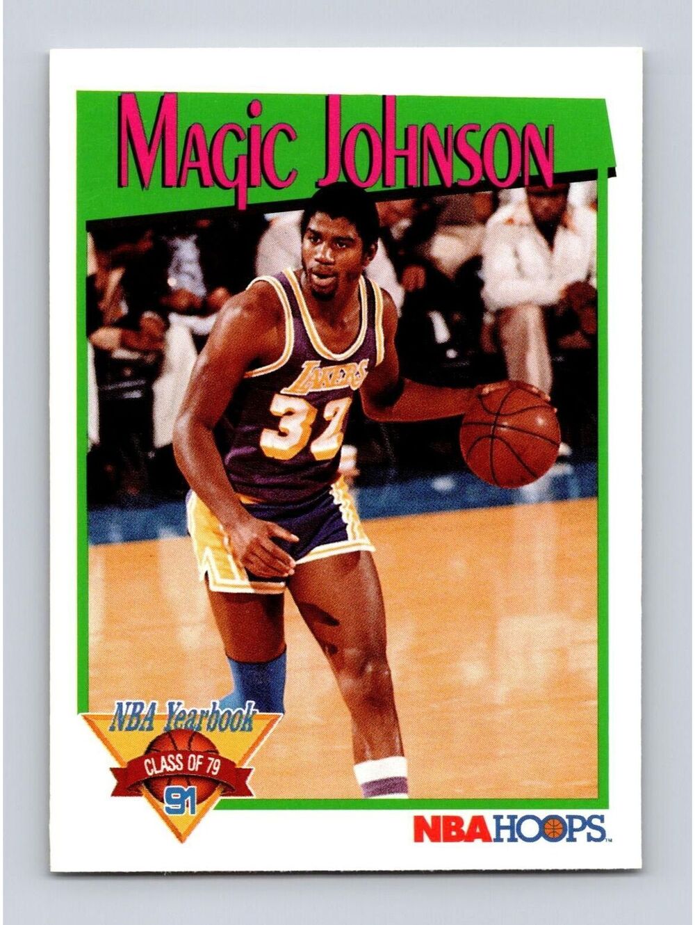 1991-92 Hoops #321 Magic Johnson Basketball Card
